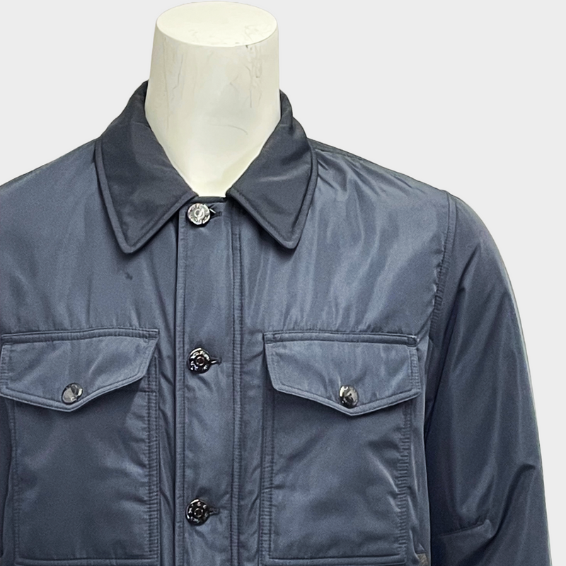 Tom Ford men's navy polyester jacket