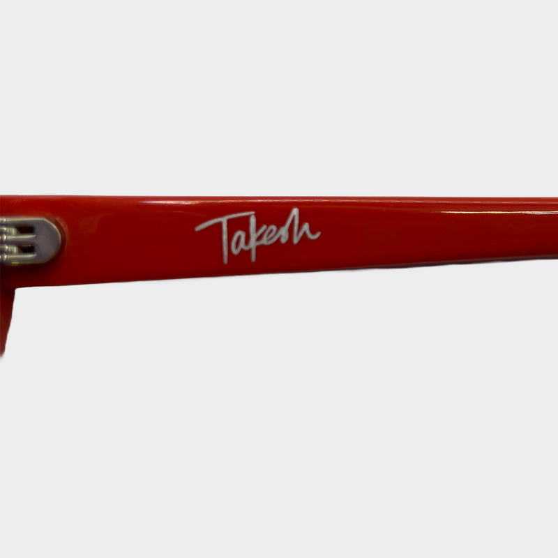 Takesh women's red heart-shaped sunglasses