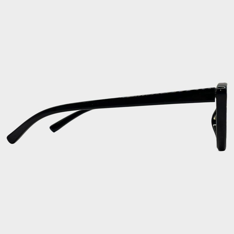 Adam Selman women's black plastic cat-eye sunglasses