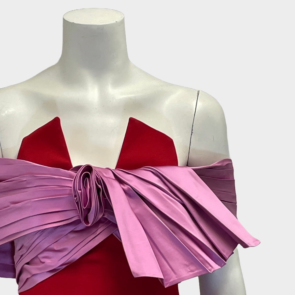 Prada Pink Satin Dress Prada Pink Silk Ruched Dress with