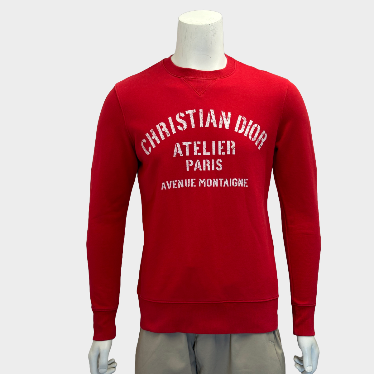 Christian dior red sweatshirt hotsell