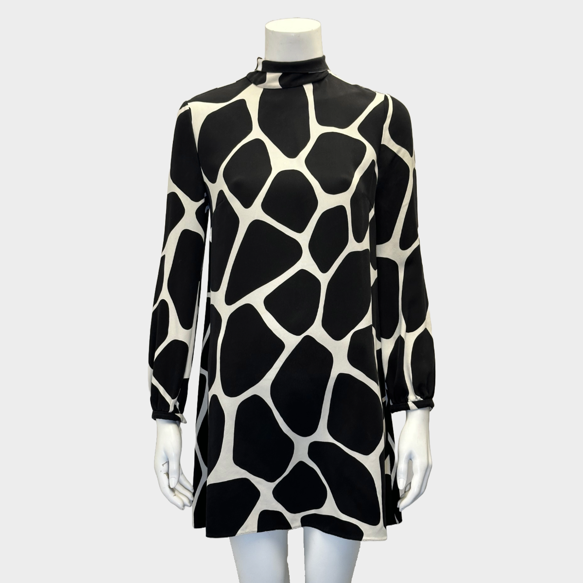 Valentino black and white dress hotsell