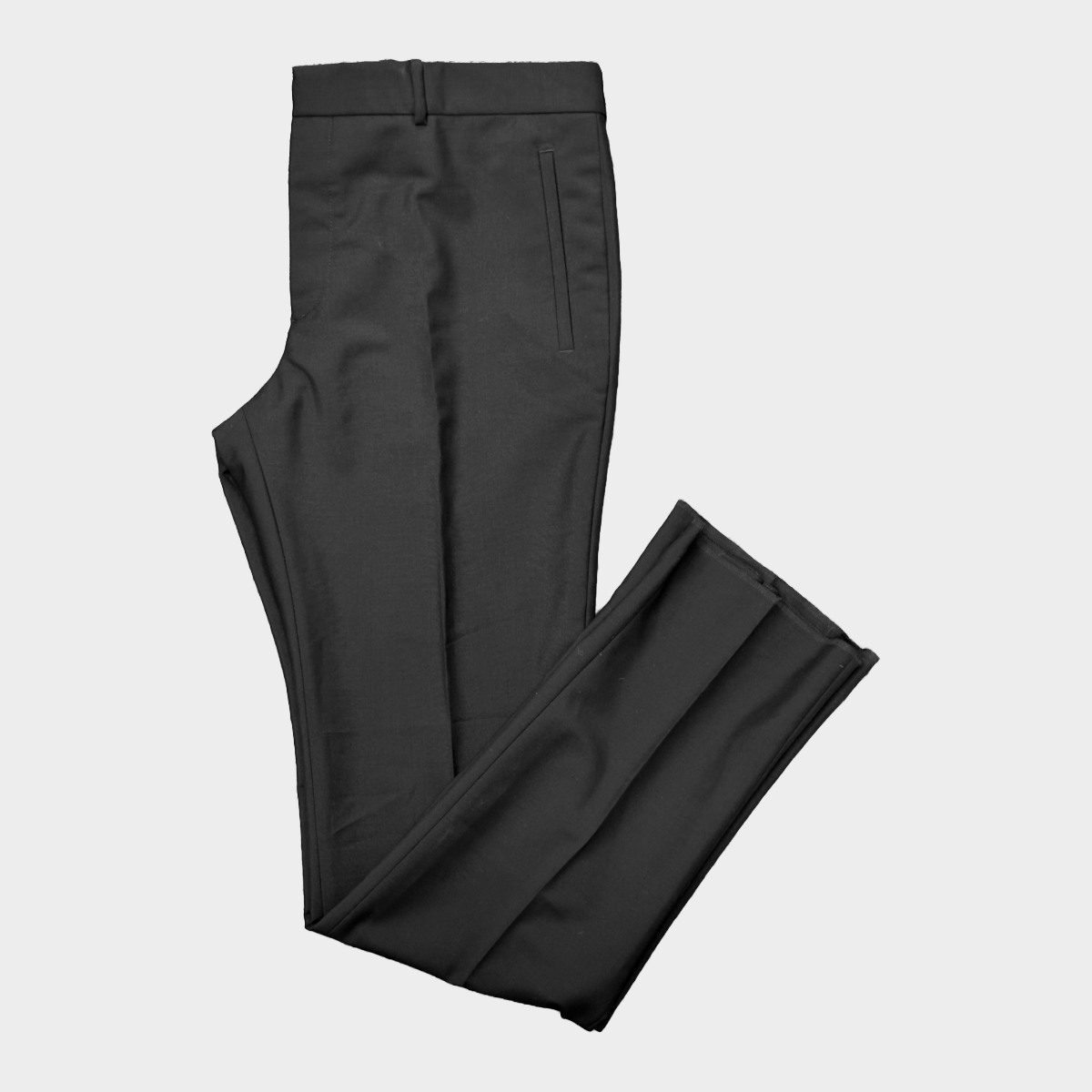 Alexander Mcqueen men's black wool trousers – Loop Generation