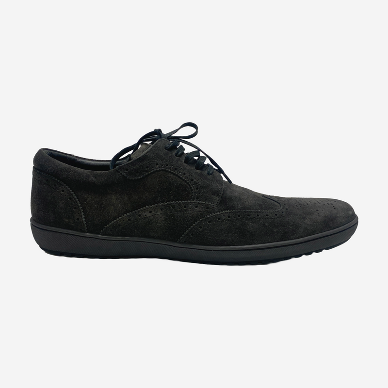 Louis Vuitton men's brown suede brogues