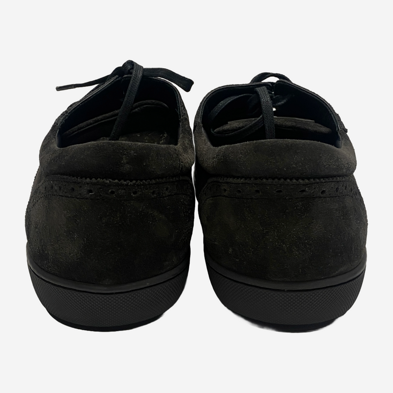 Louis Vuitton men's brown suede brogues