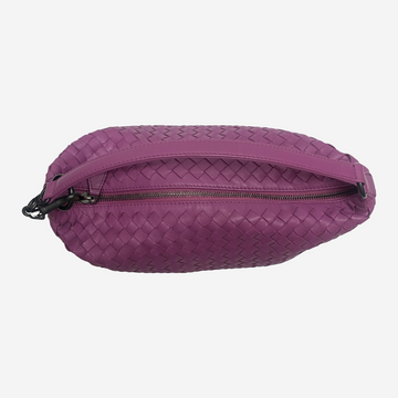Bottega Veneta Ciambrino purple leather shoulder bag – Loop