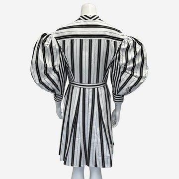 【Alexander McQueen】★striped shirt dress Alexander McQueen Striped Shirt Dress, Size 38 IT