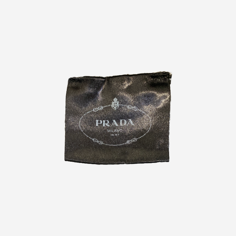 Prada women's knit black sweater with grey and red diamond pattern