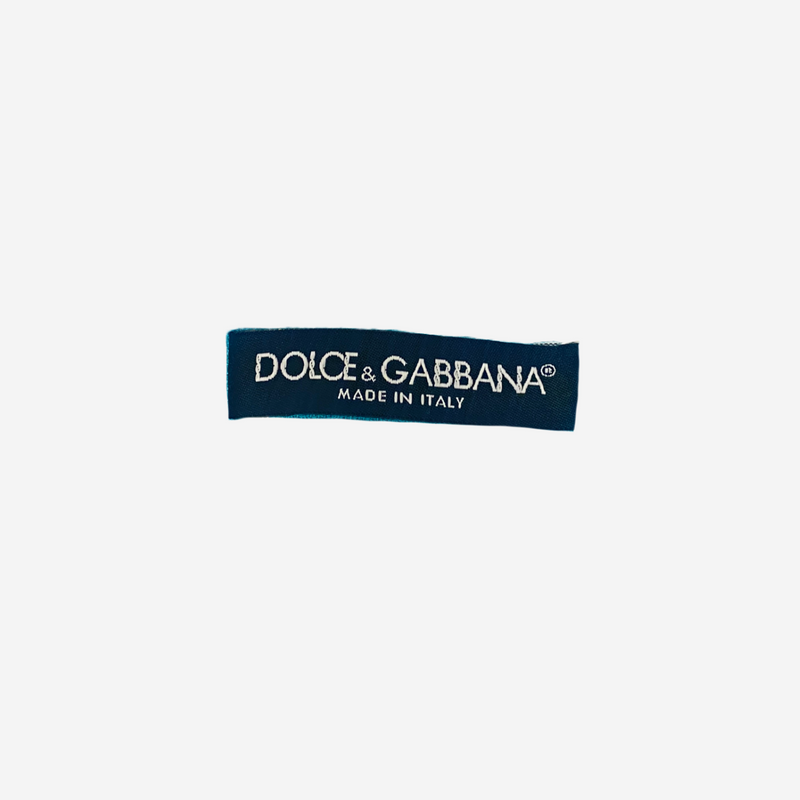 Dolce&Gabbana blue woolen pleated mini skirt with embellished buttons