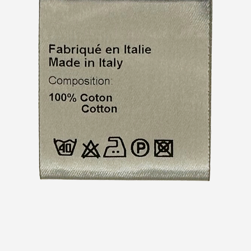 Dior men's light blue cotton long sleeved shirt