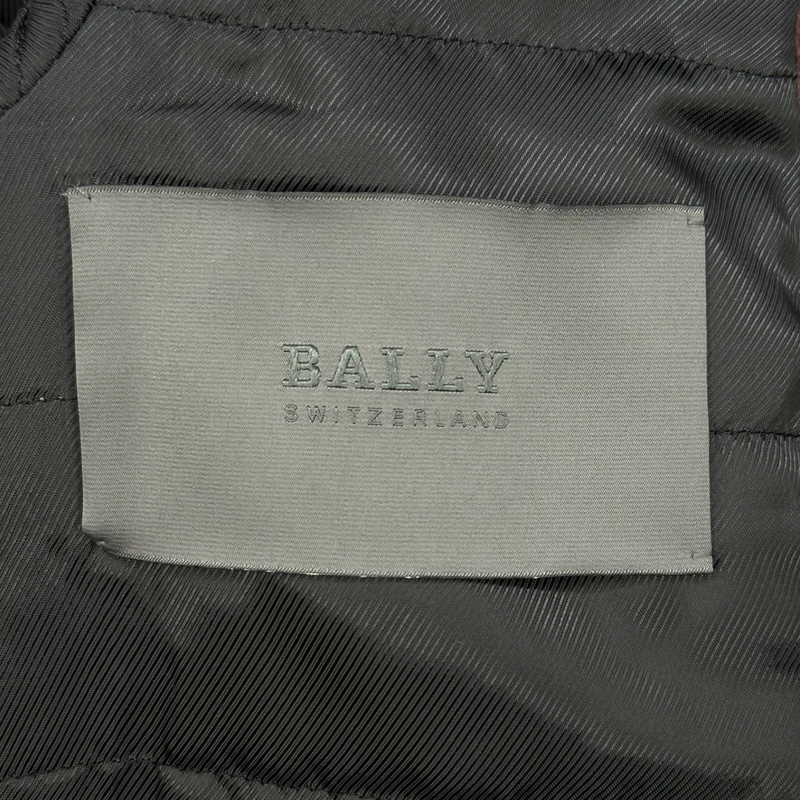 Bally women's burgundy leather biker jacket with fox fur collar detail