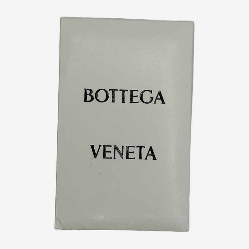 Bottega Veneta mint yellow leather woven cassette crossbody bag