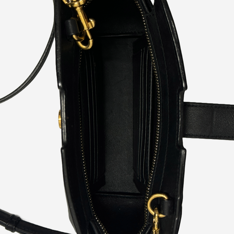 Saint Laurent women's mini black bag with gold hardware