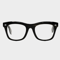 Oliver Peoples x Brunello Cucinelli dark buffalo horn reading glasses