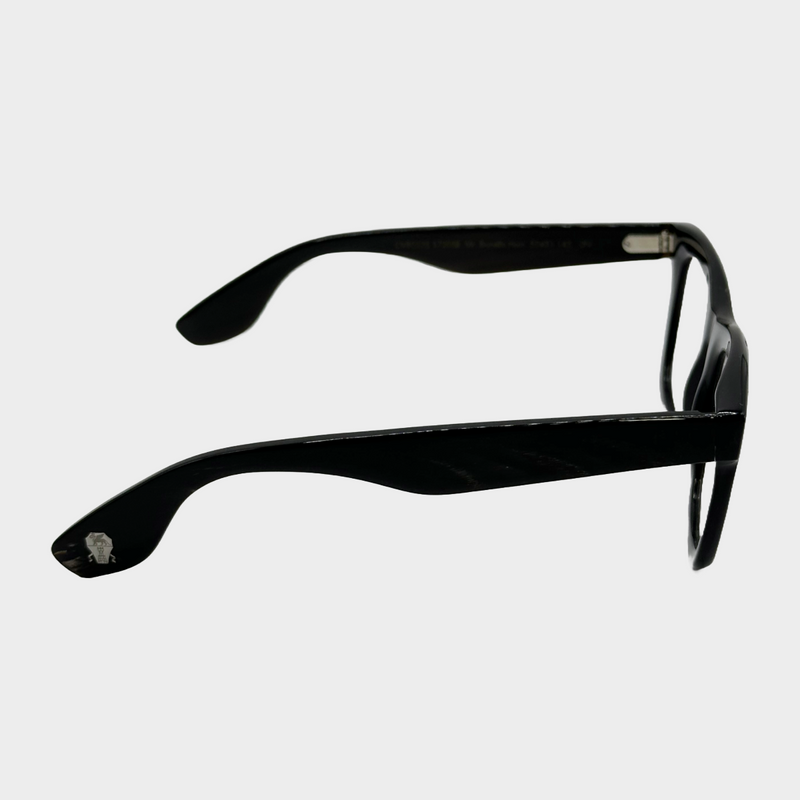 Oliver Peoples x Brunello Cucinelli dark buffalo horn reading glasses
