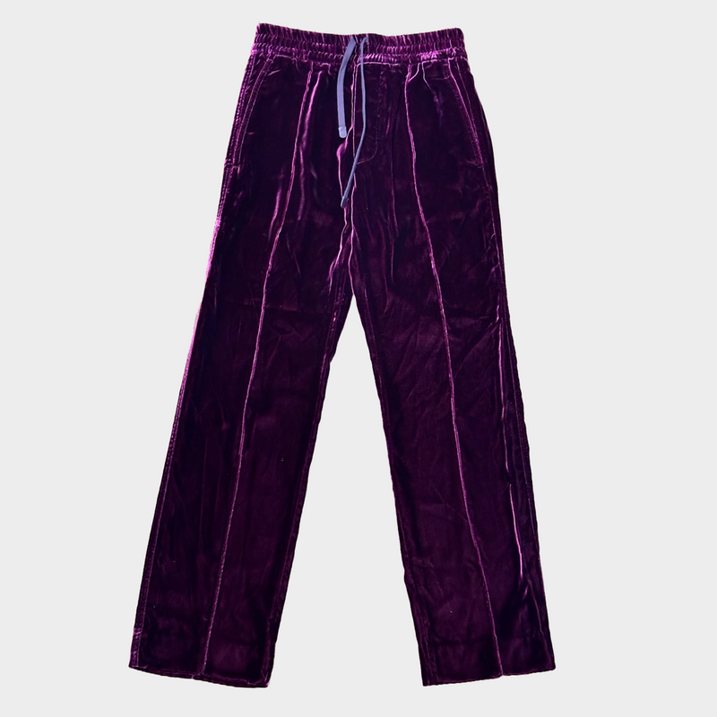 Tom Ford women's purple velour joggers