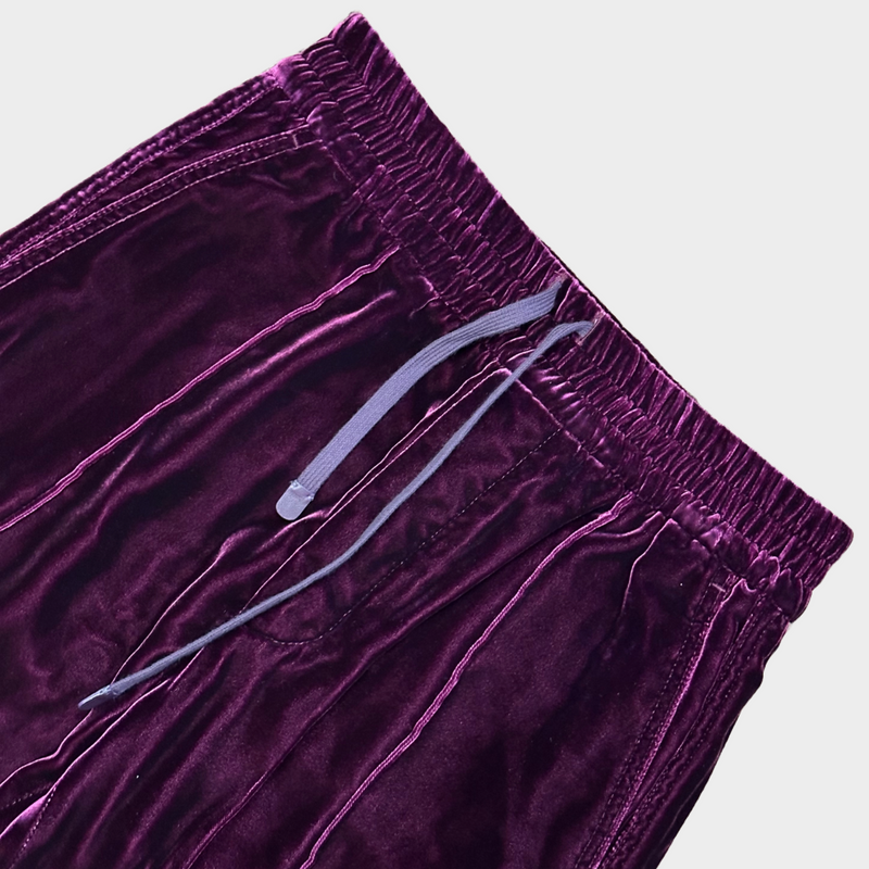 Tom Ford women's purple velour joggers