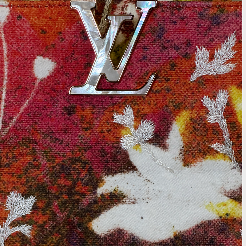 Louis Vuitton multicoloured Sam Falls Artycapucines Embroidered Printed Canvas handbag
