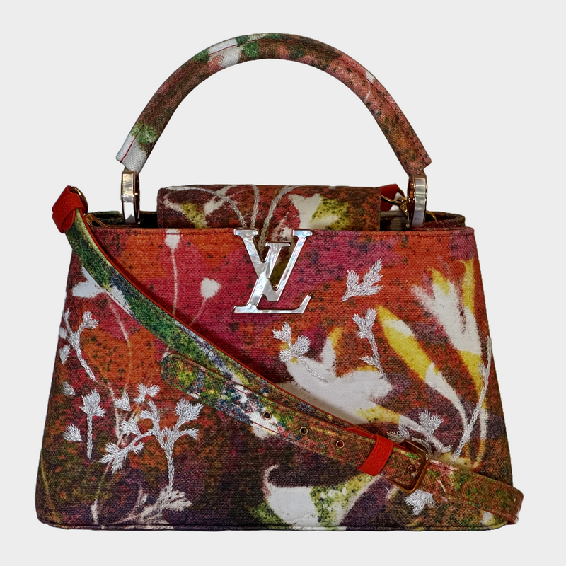 Louis Vuitton multicoloured Sam Falls Artycapucines Embroidered Printed Canvas handbag