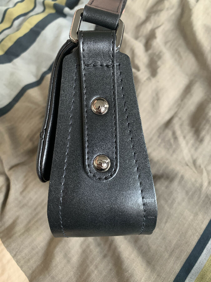 Chanel black quilted lambskin Country mini crossbody bag