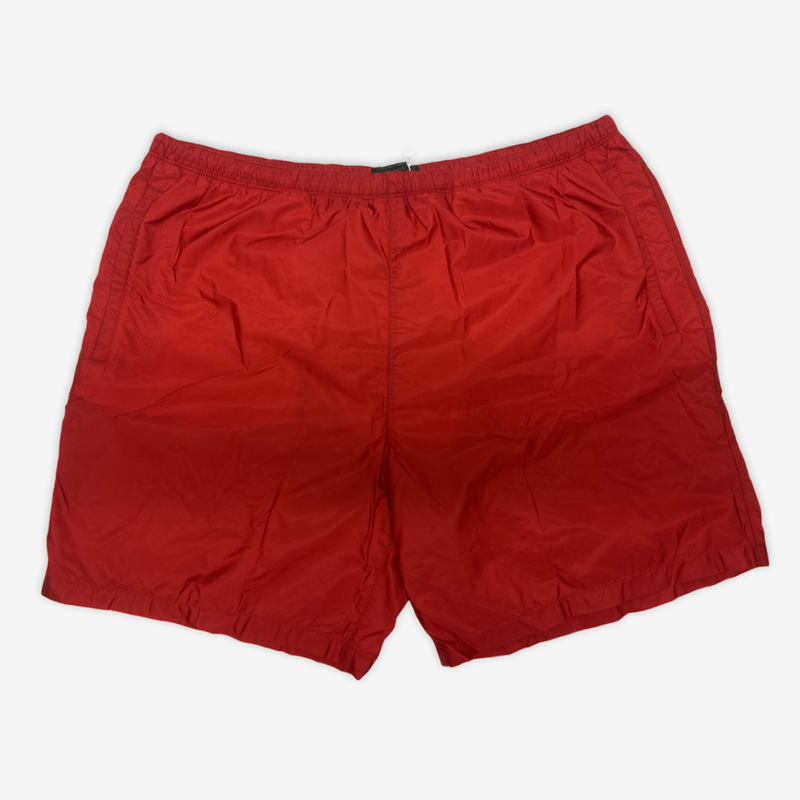 Prada men's red re-nylon swim trunks