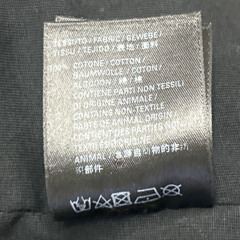 Balenciaga men's black cotton material blazer-style jacket