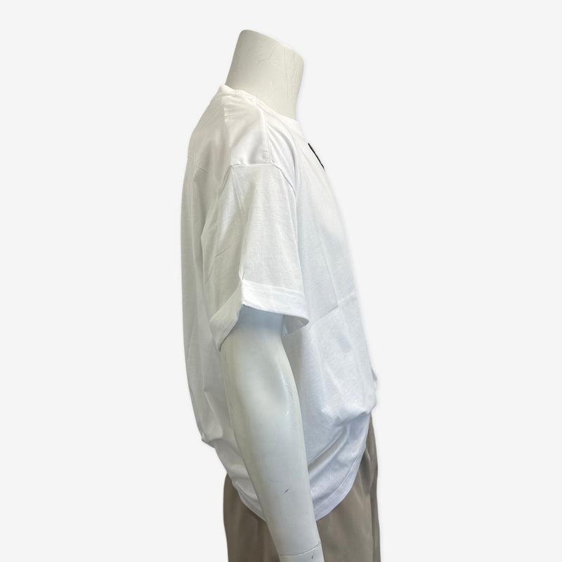 Prada men's white logo t-shirt