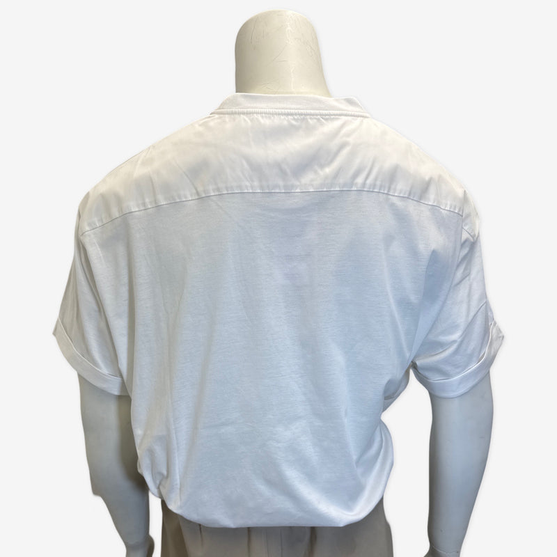 Prada men's white logo t-shirt