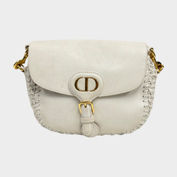 Christian Dior ecru crossbody bag