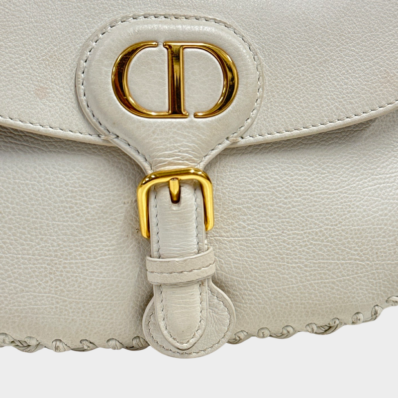 Christian Dior ecru crossbody bag