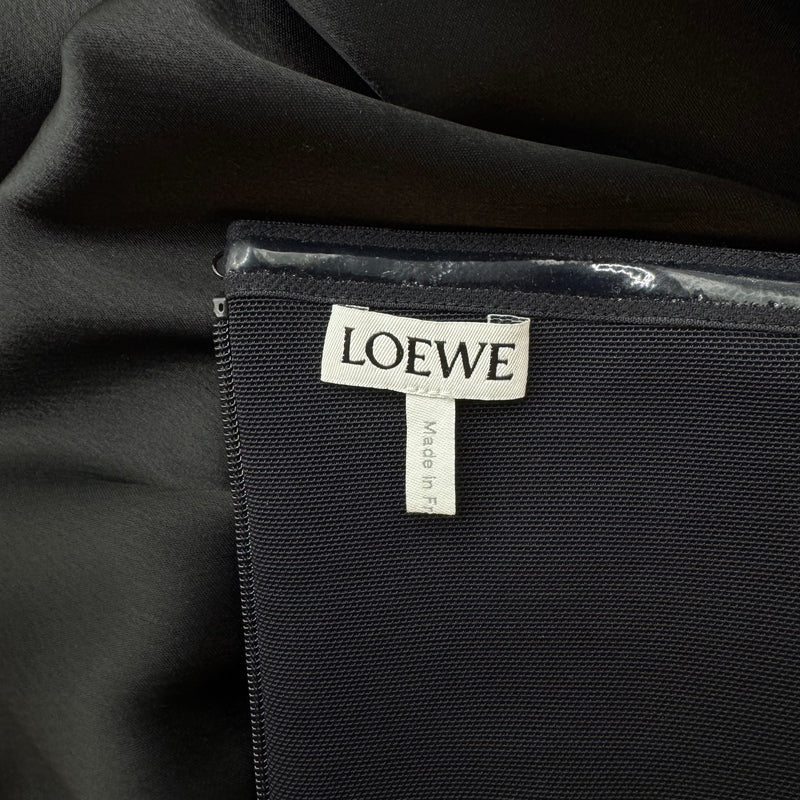 Loewe Black Strapless Bustier Dress