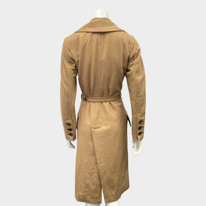 Vivienne Westwood women's camel cashmere textured coat