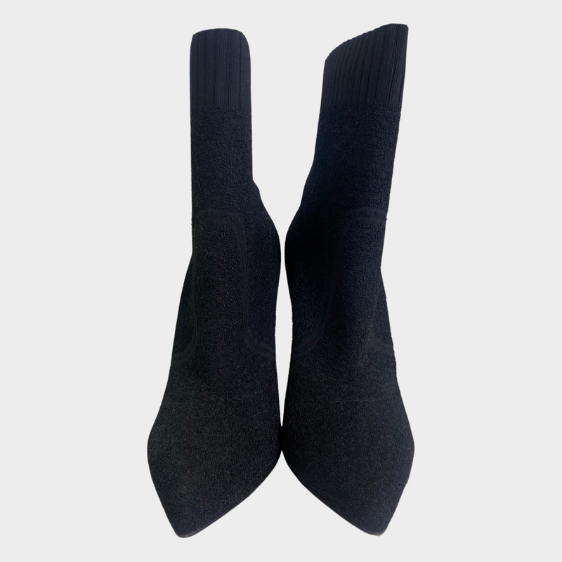 Gianvitto Rossi women's black fabric boots