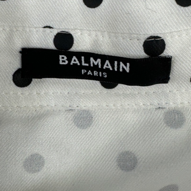 Balmain women's viscose polka dot shirt