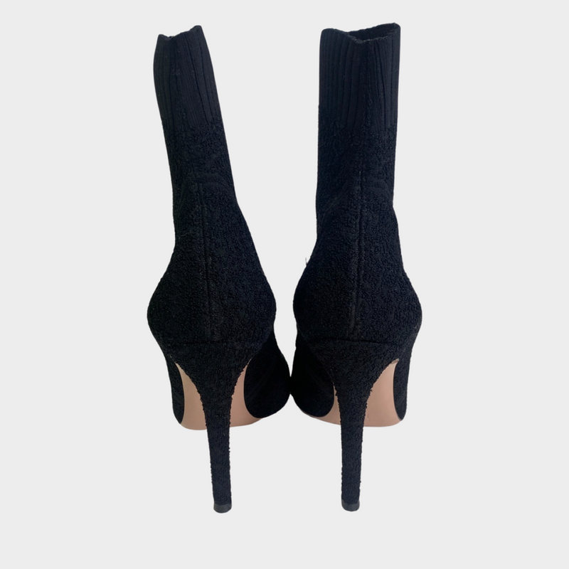 Gianvitto Rossi women's black fabric boots