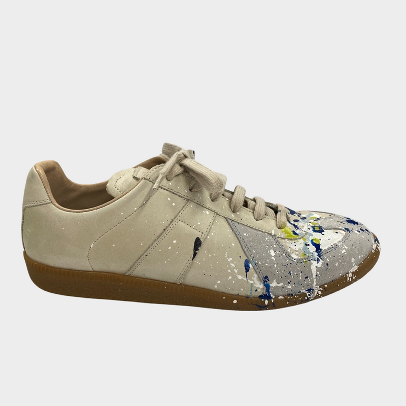 Maison Margiela Men’s Replica paint trainers