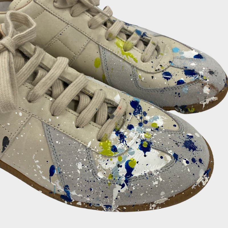 Maison Margiela Men’s Replica paint trainers