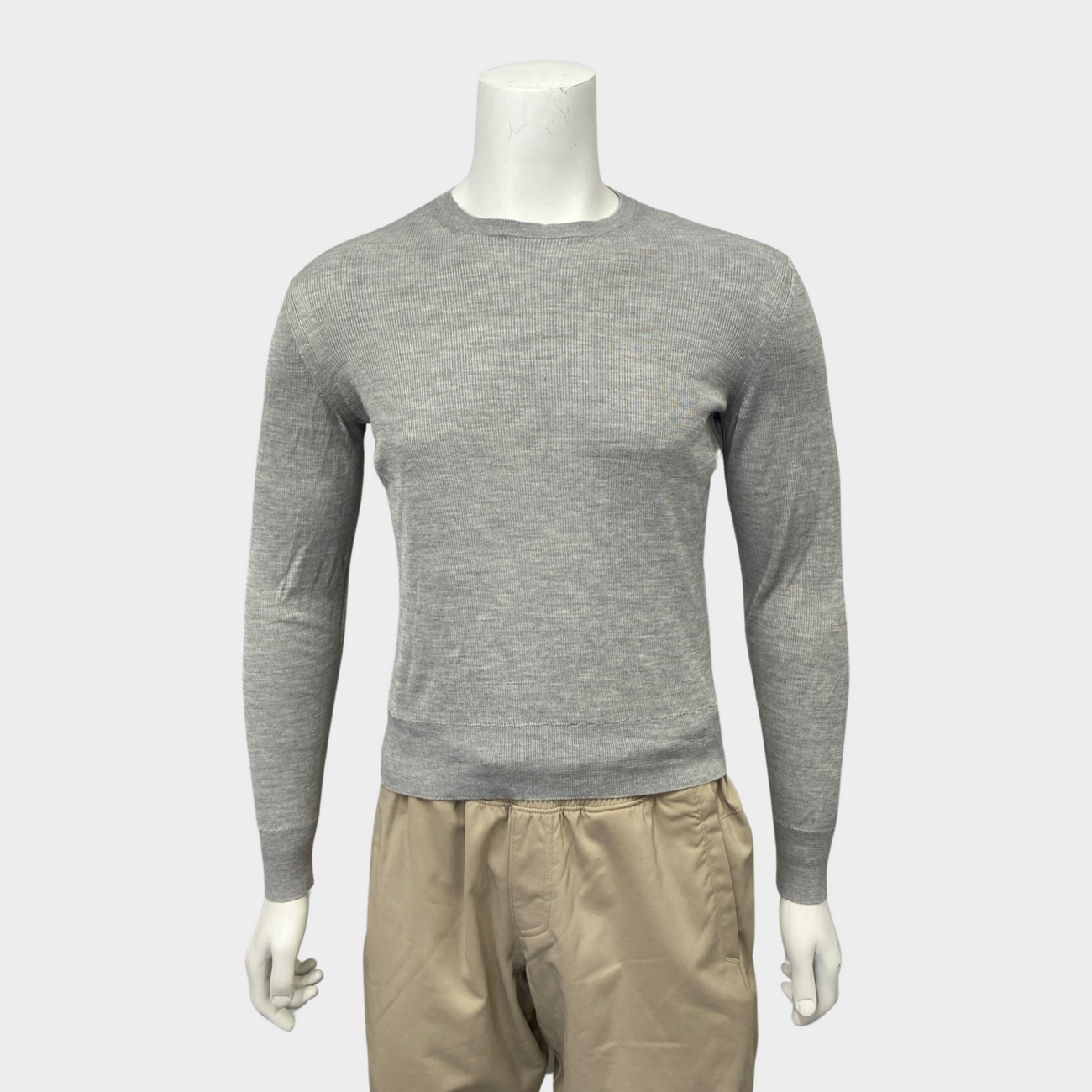 Tom Ford men's grey light-knit jumper – Loop Generation