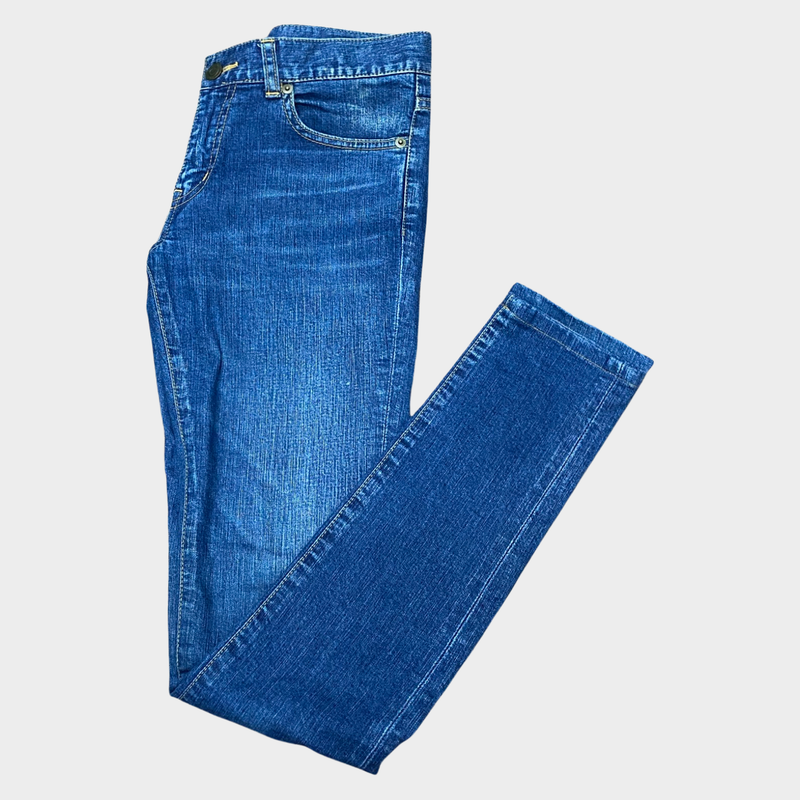 Saint Laurent Women's Blue Denim Skinny Jeans