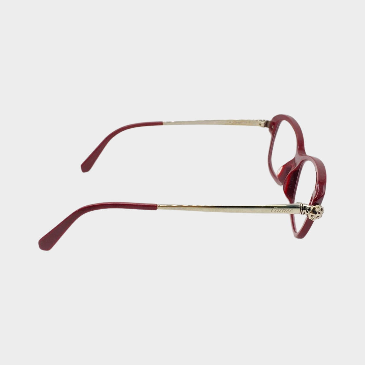 Cartier women s burgundy reading glasses Loop Generation