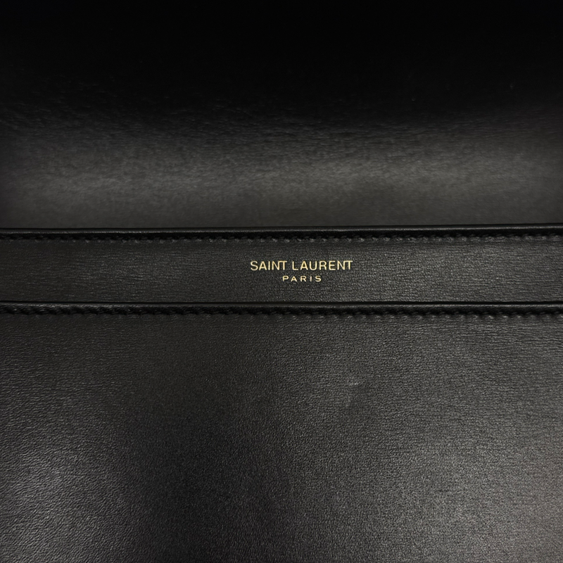 Saint Laurent Women's Black Solferino Medium Leather Crossbody Bag