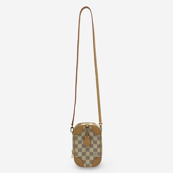 Louis Vuitton Damier Azur Neo Kapi Beige and Brown Crossbody Bag – Loop ...