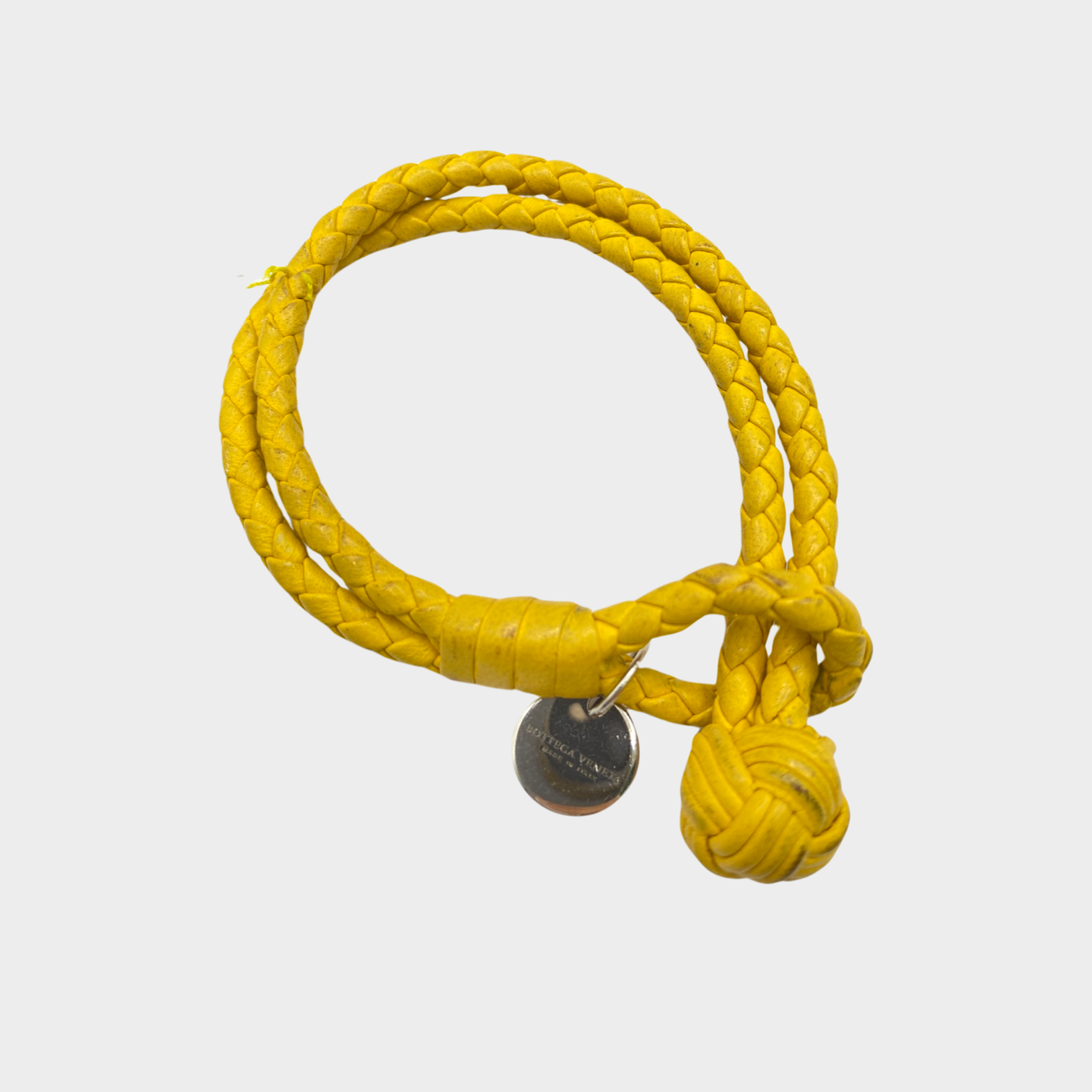 Bottega Veneta women's yellow intrecciato double bracelet – Loop