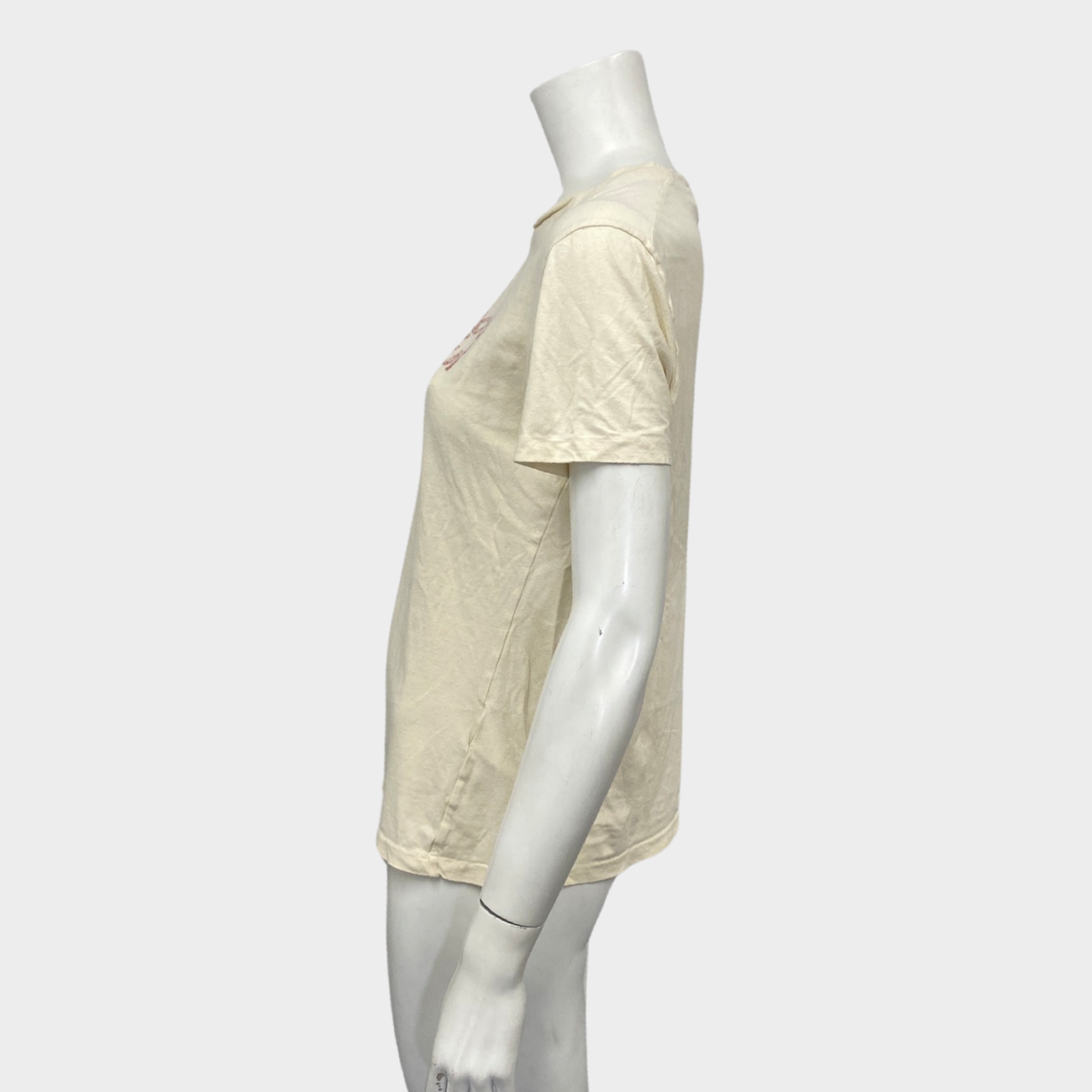 Dior women's ecru cotton 'Sisterhood is powerful' graphic t