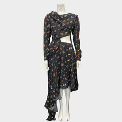 Preen by Thornton Bregazzi floral print cutout dress