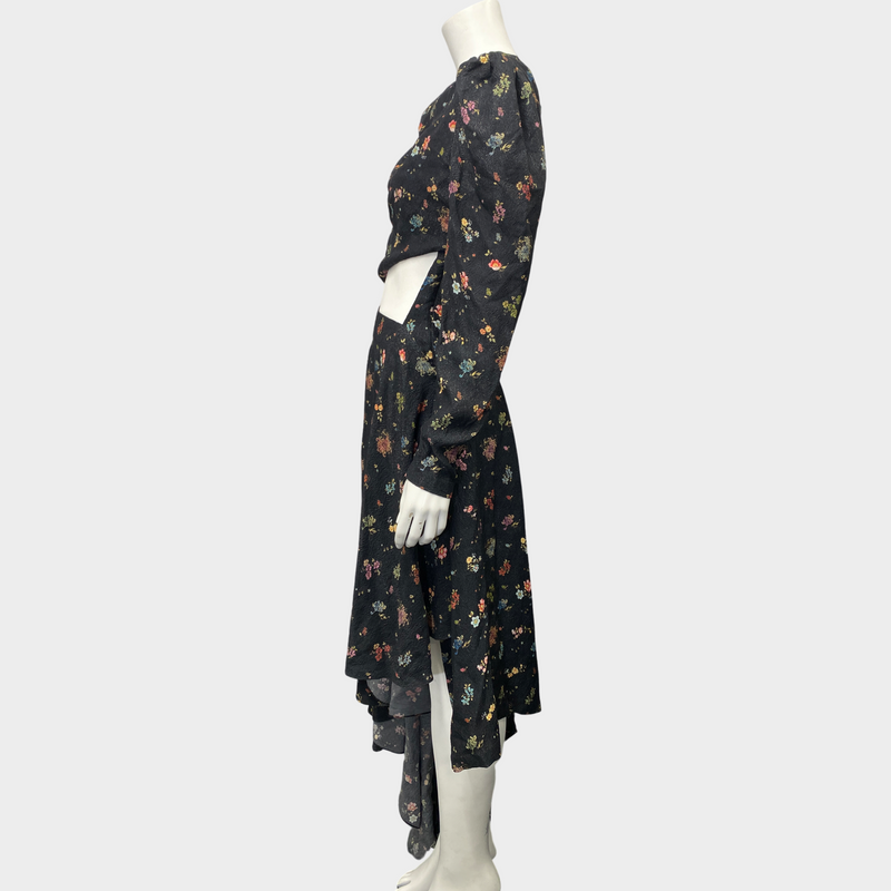 Preen by Thornton Bregazzi floral print cutout dress