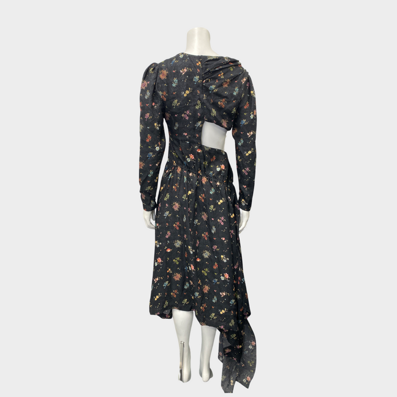 Preen by Thornton Bregazzi floral print cutout dress