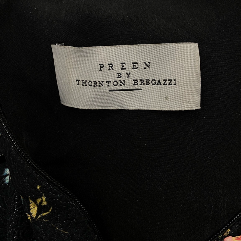 Preen by Thornton Bregazzi floral print cutout dress