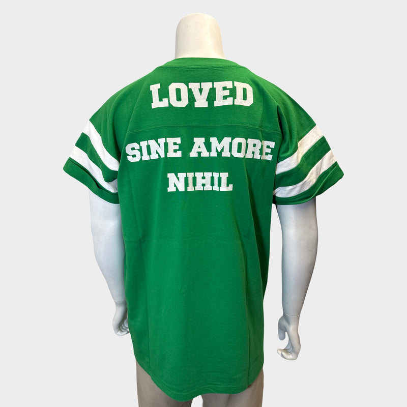 Gucci men's green 1921 logo print t-shirt