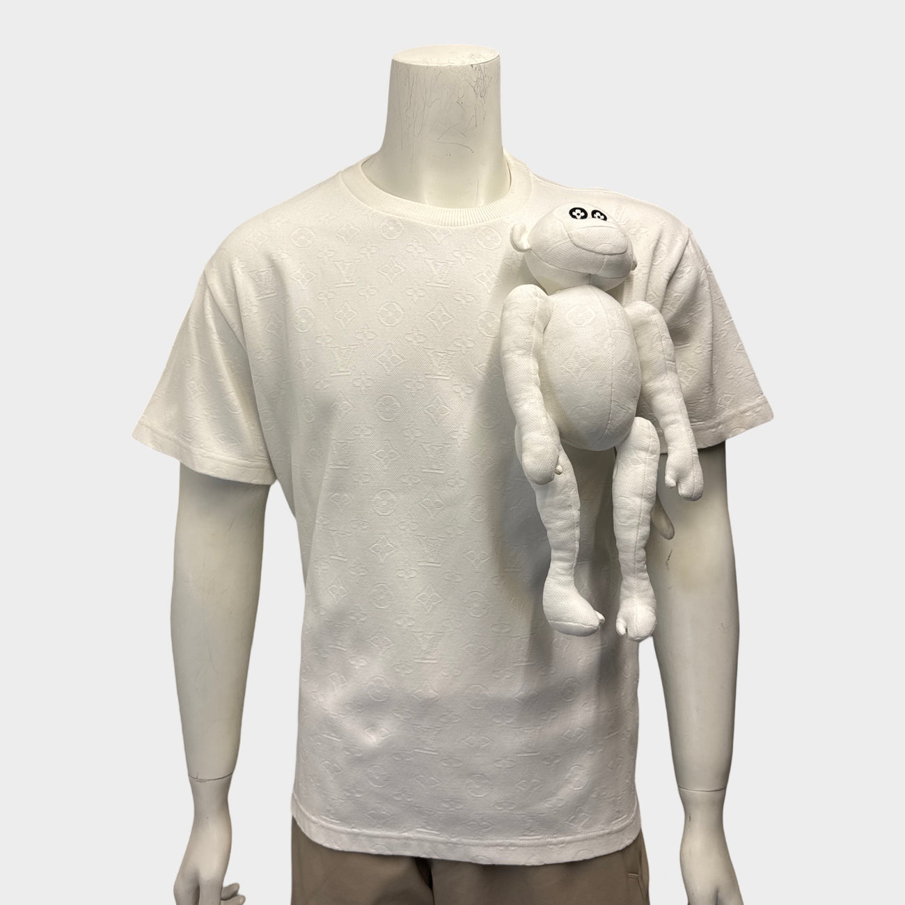 Louis Vuitton 3DモンキーTシャツ　パペット Louis Vuitton 3D Monkey Grey T-Shirt | WHAT'S ON THE STAR?